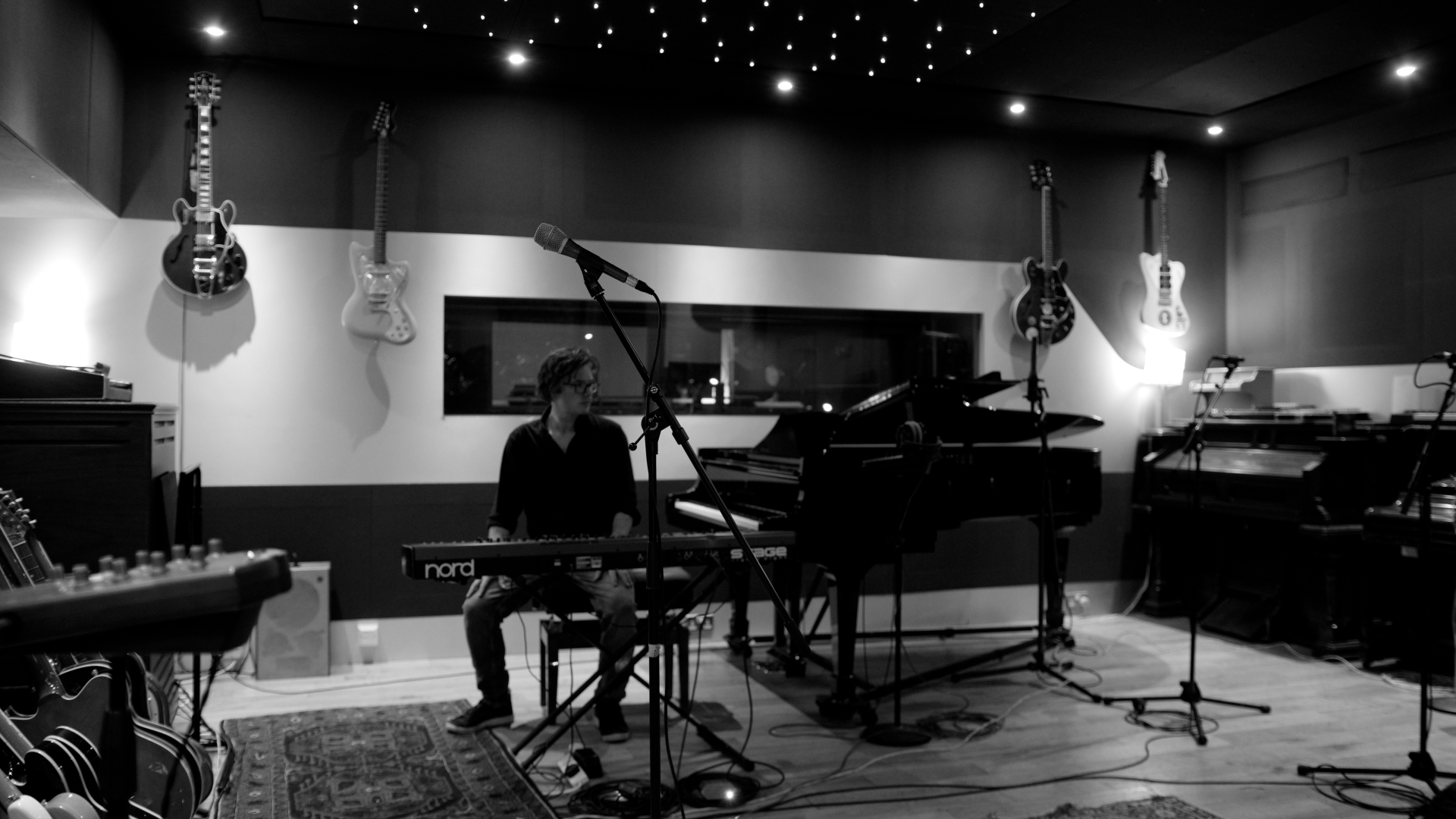 Ed Christmas in the studio